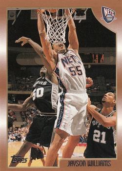 #178 Jayson Williams - New Jersey Nets - 1998-99 Topps Basketball