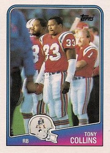 #178 Tony Collins - New England Patriots - 1988 Topps Football