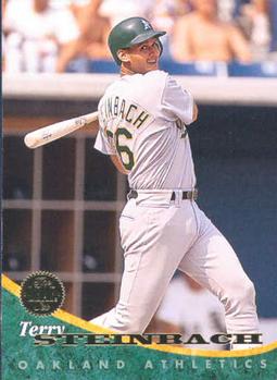 #178 Terry Steinbach - Oakland Athletics - 1994 Leaf Baseball