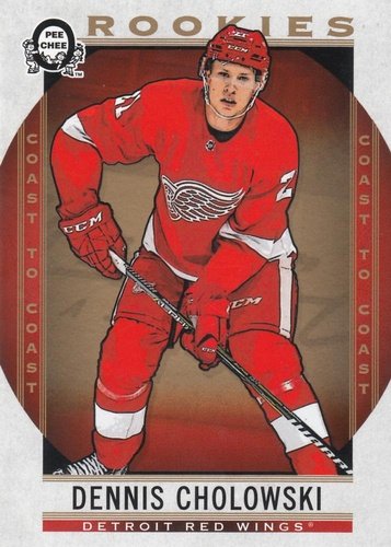 #178 Dennis Cholowski - Detroit Red Wings - 2018-19 O-Pee-Chee Coast to Coast Hockey
