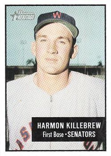 #178a Harmon Killebrew - Washington Senators - 2003 Bowman Heritage Baseball