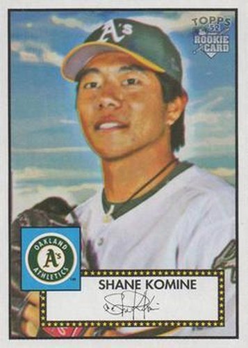 #178 Shane Komine - Oakland Athletics - 2006 Topps 1952 Edition Baseball