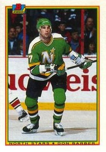 #179 Don Barber - Minnesota North Stars - 1990-91 Bowman Hockey
