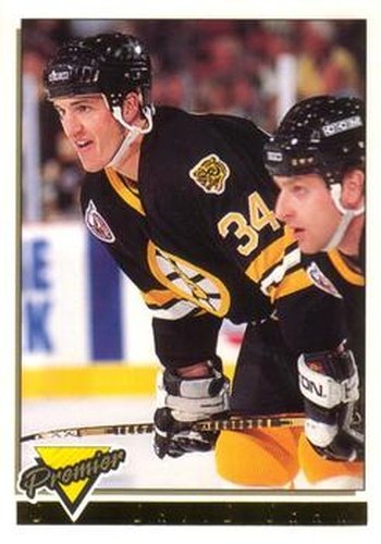 #179 David Shaw - Boston Bruins - 1993-94 O-Pee-Chee Premier Hockey - Gold