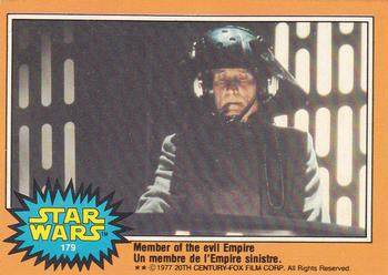 #179 Member of the evil Empire - 1977 O-Pee-Chee Star Wars