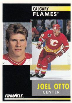 #179 Joel Otto - Calgary Flames - 1991-92 Pinnacle Hockey