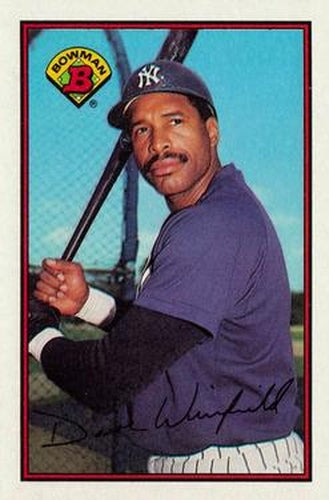 #179 Dave Winfield - New York Yankees - 1989 Bowman Baseball