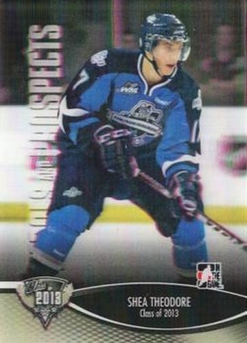 #179 Shea Theodore - Seattle Thunderbirds - 2012-13 In The Game Heroes and Prospects Hockey