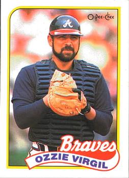 #179 Ozzie Virgil - Atlanta Braves - 1989 O-Pee-Chee Baseball