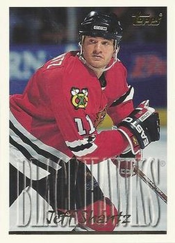 #179 Jeff Shantz - Chicago Blackhawks - 1995-96 Topps Hockey