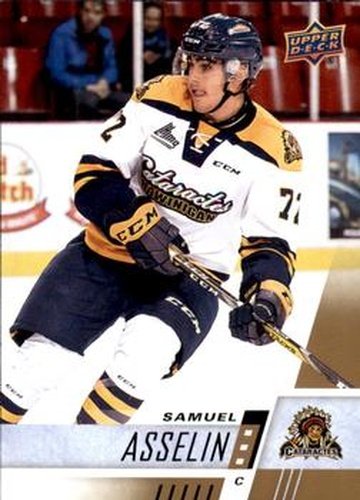 #179 Samuel Asselin - Shawinigan Cataractes - 2017-18 Upper Deck CHL Hockey