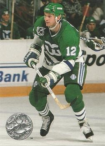 #179 Murray Craven - Hartford Whalers - 1991-92 Pro Set Platinum Hockey