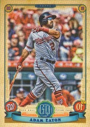 #179 Adam Eaton - Washington Nationals - 2019 Topps Gypsy Queen Baseball