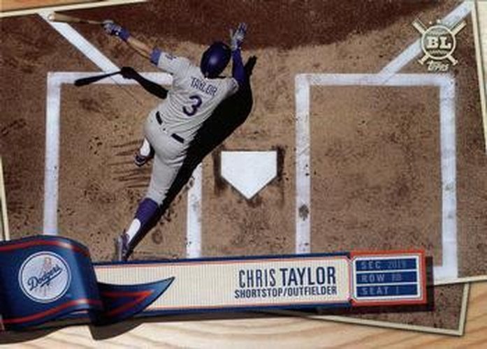 #179 Chris Taylor - Los Angeles Dodgers - 2019 Topps Big League Baseball