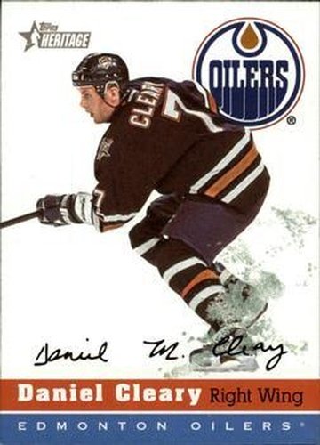 #179 Daniel Cleary - Edmonton Oilers - 2000-01 Topps Heritage Hockey