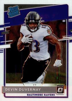 #179 Devin Duvernay - Baltimore Ravens - 2020 Donruss Optic Football