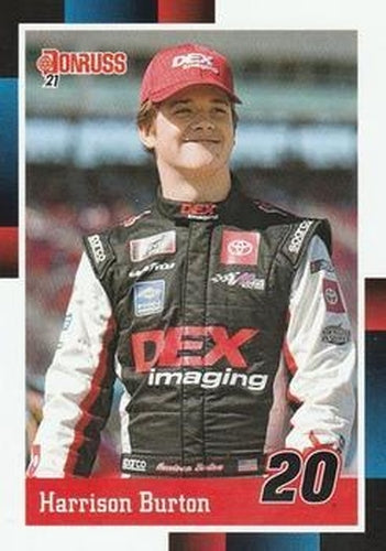 #179 Harrison Burton - Joe Gibbs Racing - 2021 Donruss Racing