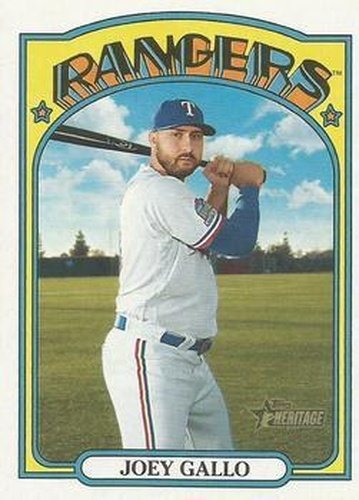 #179 Joey Gallo - Texas Rangers - 2021 Topps Heritage Baseball