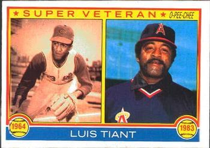 #179 Luis Tiant - Cleveland Indians / California Angels - 1983 O-Pee-Chee Baseball