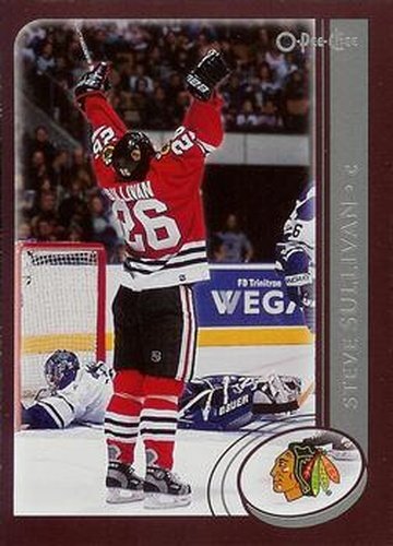 #179 Steve Sullivan - Chicago Blackhawks - 2002-03 O-Pee-Chee Hockey