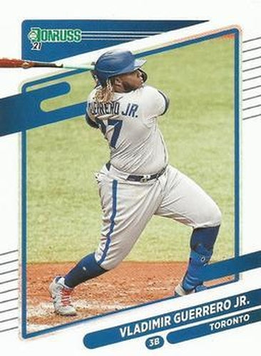 #179 Vladimir Guerrero Jr. - Toronto Blue Jays - 2021 Donruss Baseball