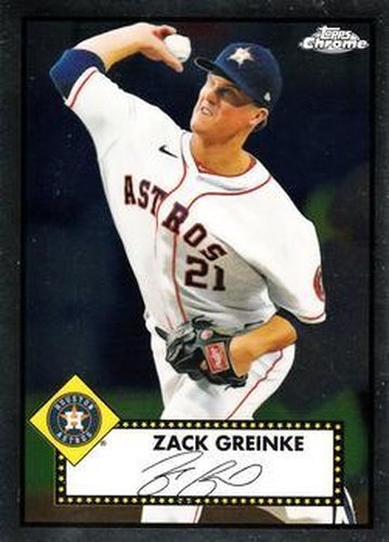 #179 Zack Greinke - Houston Astros - 2021 Topps Chrome Platinum Anniversary Baseball