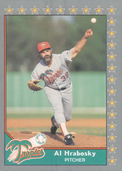 #179 Al Hrabosky - West Palm Beach Tropics - 1990 Pacific Senior League Baseball