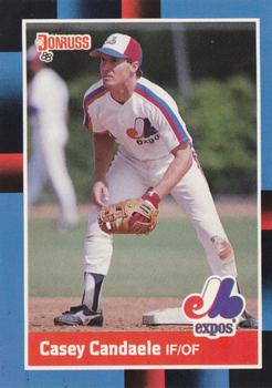 #179 Casey Candaele - Montreal Expos - 1988 Donruss Baseball