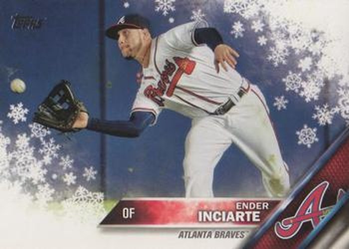 #HMW179 Ender Inciarte - Atlanta Braves - 2016 Topps Holiday Baseball