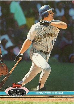 #179 Tino Martinez - Seattle Mariners - 1991 Stadium Club Baseball
