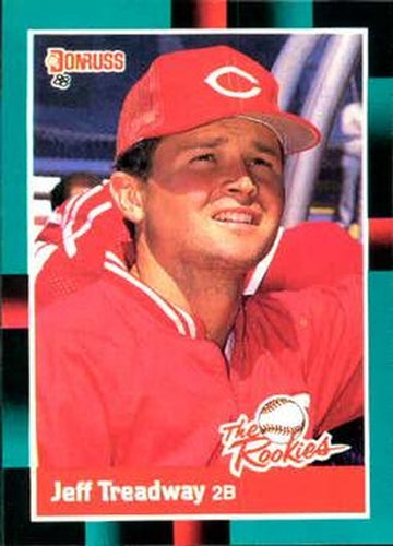 #17 Jeff Treadway - Cincinnati Reds - 1988 Donruss The Rookies Baseball
