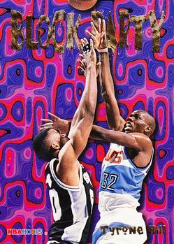 #17 Tyrone Hill - Cleveland Cavaliers - 1995-96 Hoops Basketball - Block Party