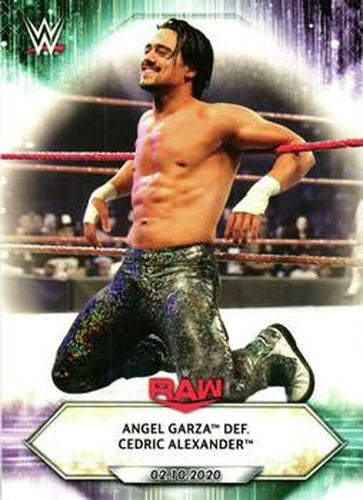 #17 Angel Garza def. Cedric Alexander - 2021 Topps WWE Wrestling