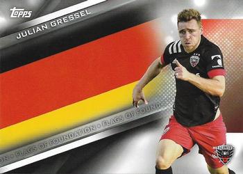 #FF-17 Julian Gressel - D.C. United - 2021 Topps MLS Soccer - Flags of Foundation