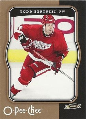 #17 Todd Bertuzzi - Anaheim Ducks - 2007-08 O-Pee-Chee Hockey