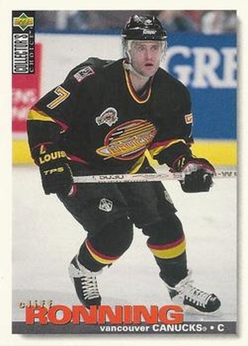 #17 Cliff Ronning - Vancouver Canucks - 1995-96 Collector's Choice Hockey