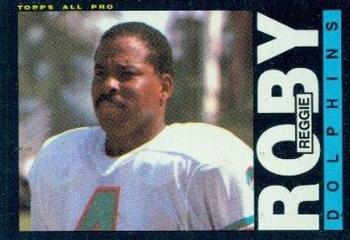 #317 Reggie Roby - Miami Dolphins - 1985 Topps Football