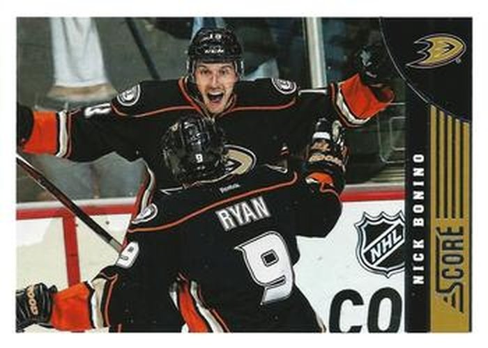 #17 Nick Bonino - Anaheim Ducks - 2013-14 Score Hockey