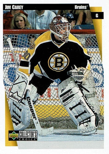 #17 Jim Carey - Boston Bruins - 1997-98 Collector's Choice Hockey