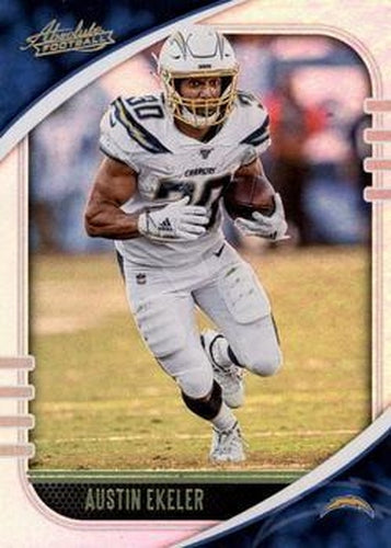 #17 Austin Ekeler - Los Angeles Chargers - 2020 Panini Absolute Football