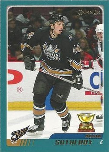 #17 Brian Sutherby - Washington Capitals - 2003-04 O-Pee-Chee Hockey