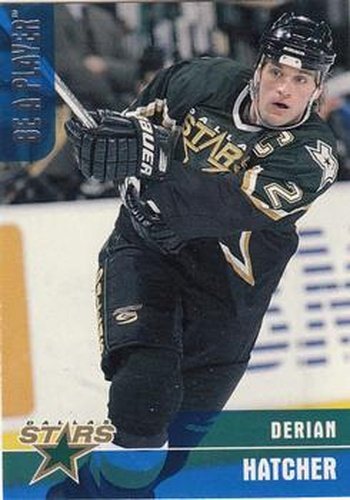 #17 Derian Hatcher - Dallas Stars - 1999-00 Be a Player Memorabilia Hockey