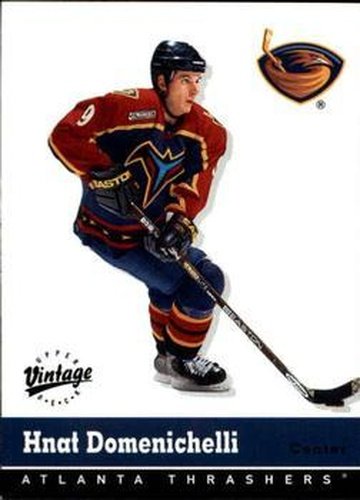 #17 Hnat Domenichelli - Atlanta Thrashers - 2000-01 Upper Deck Vintage Hockey