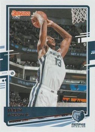 #17 Jaren Jackson Jr. - Memphis Grizzlies - 2020-21 Donruss Basketball