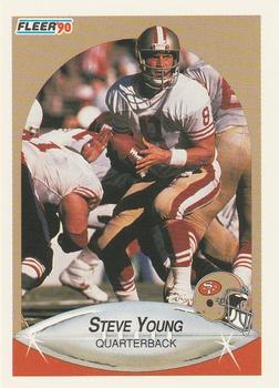 #17 Steve Young - San Francisco 49ers - 1990 Fleer Football