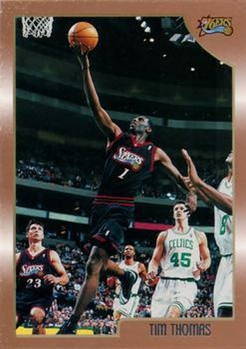 #17 Tim Thomas - Philadelphia 76ers - 1998-99 Topps Basketball