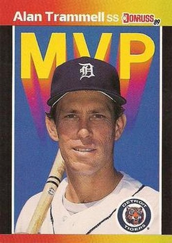 #BC-17 Alan Trammell - Detroit Tigers - 1989 Donruss Baseball - Bonus MVP's