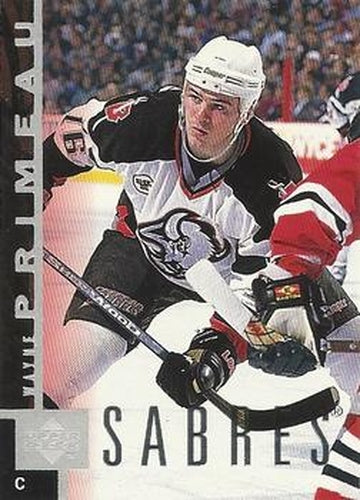 #17 Wayne Primeau - Buffalo Sabres - 1997-98 Upper Deck Hockey