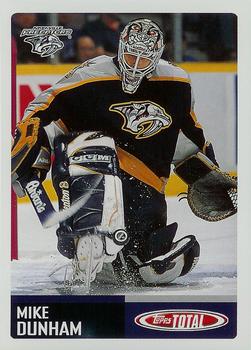 #TTC17 Mike Dunham - Nashville Predators - 2002-03 Topps Total Hockey - Team Checklists