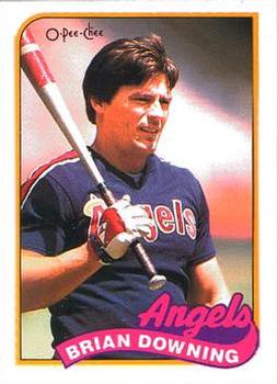 #17 Brian Downing - California Angels - 1989 O-Pee-Chee Baseball